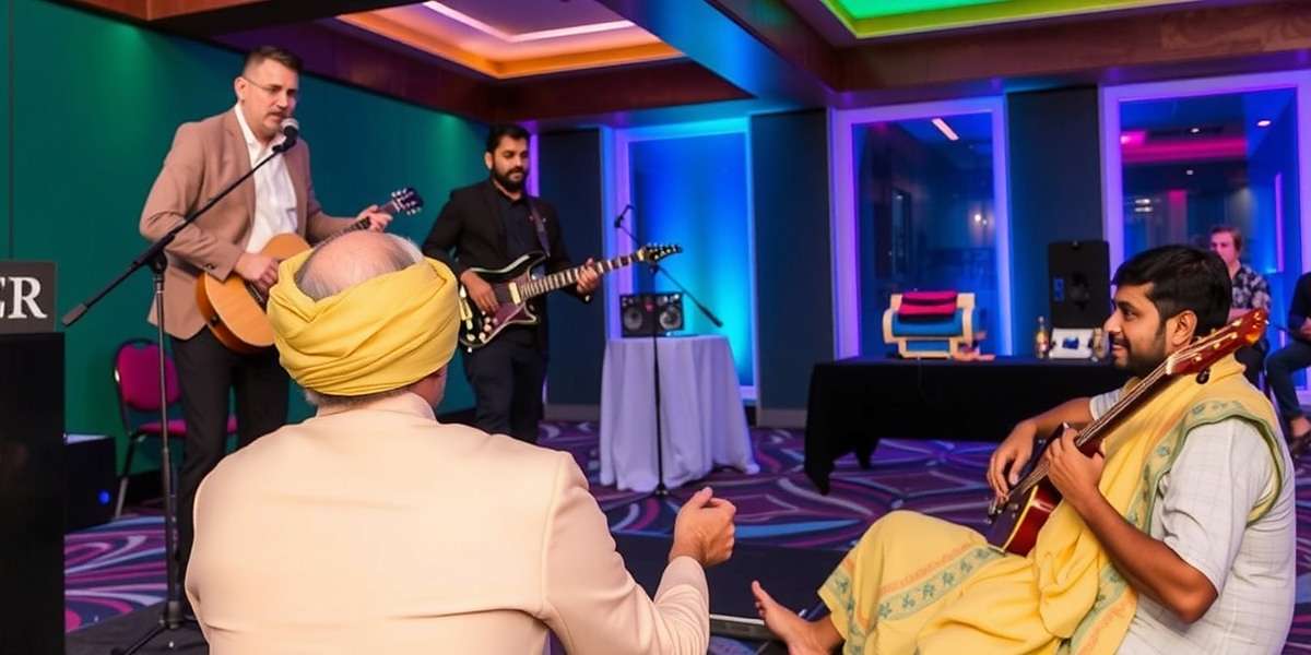 Cumin Rise Elite Premium Gaming Event Cumin Rise Elite players at a premium gaming event in Bangalore featuring traditional Indian music